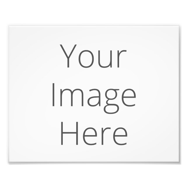 Create Your Own 10" x 8" Professional Photo Print (Front)