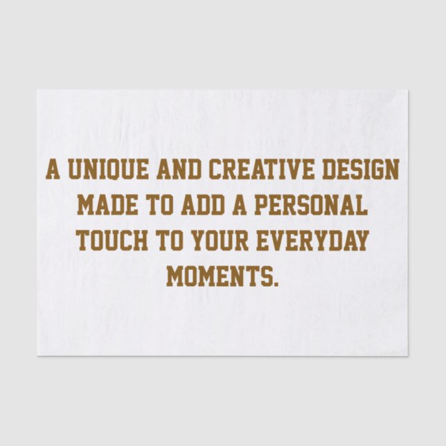 Create Your Own 10lb Tissue Paper (Front)