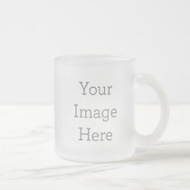 Create Your Own 10oz Frosted Glass Coffee Mug Create Your Own 10oz Frosted Glass Coffee Mug