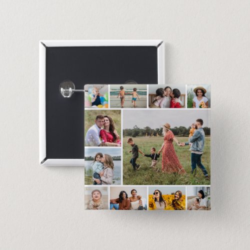 Create Your Own  11 Photo Collage Button