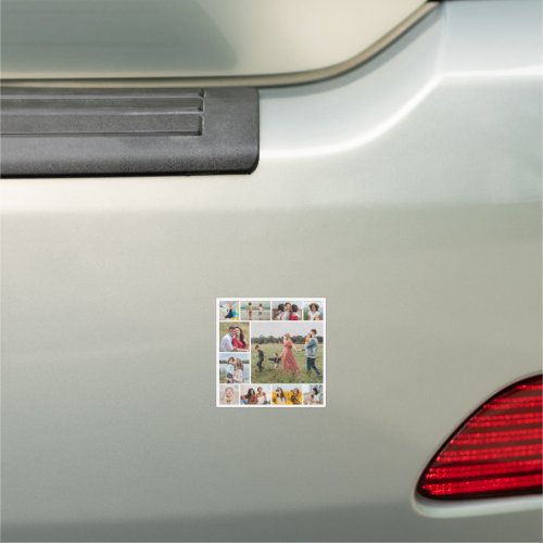 Create Your Own  11 Photo Collage Car Magnet