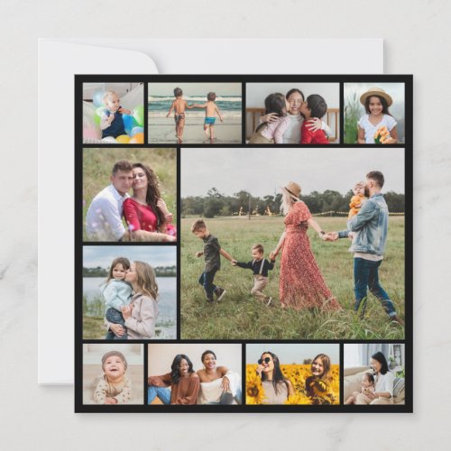 Create Your Own  11 Photo Collage Card
