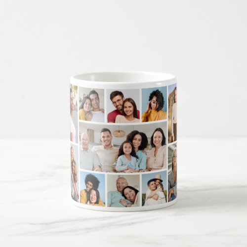 Create Your Own 11 Photo Collage Coffee Mug