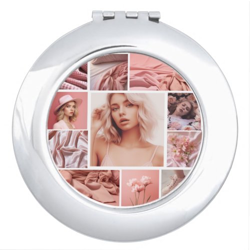 Create Your Own 11 Photo Collage  Compact Mirror