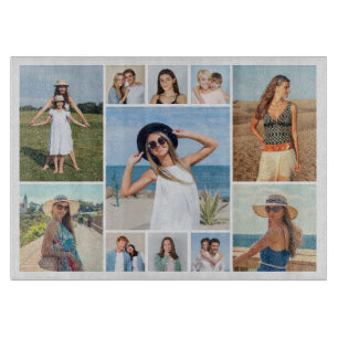 Create Your Own 11 Photo Collage Cutting Board