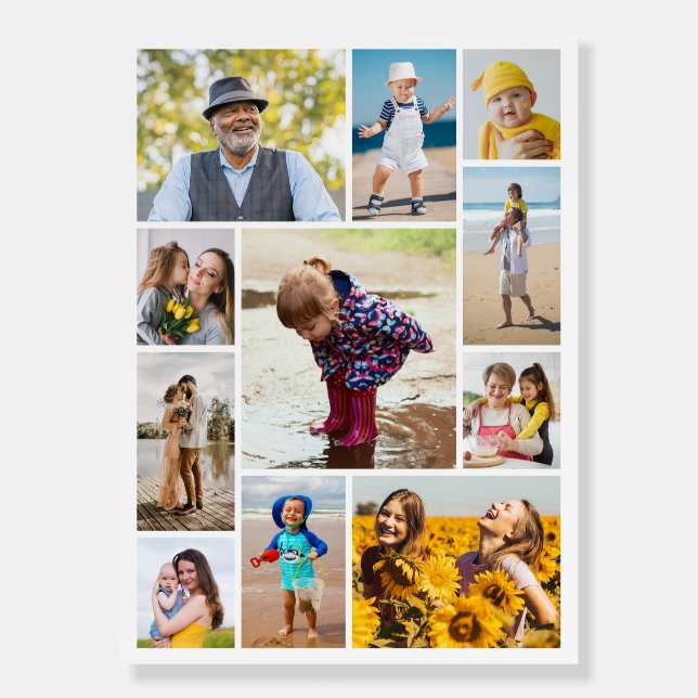 Create Your Own 11 Photo Collage Foam Board (Front)