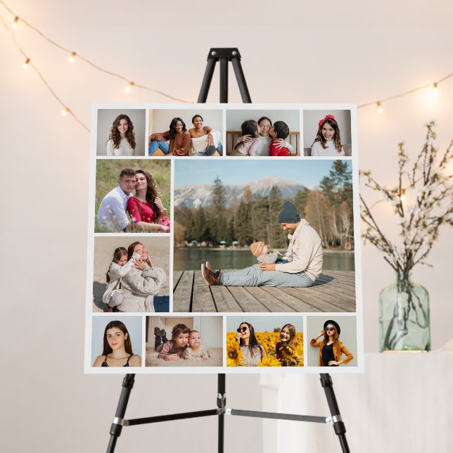 Create Your Own  11 Photo Collage Foam Board (In Situ (Stand))