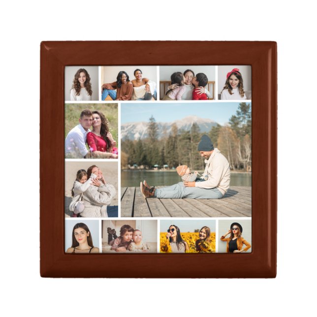 Create Your Own  11 Photo Collage Gift Box (Front)