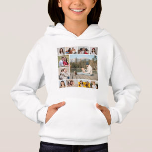 Create Your Own 11 Photo Collage Hoodie