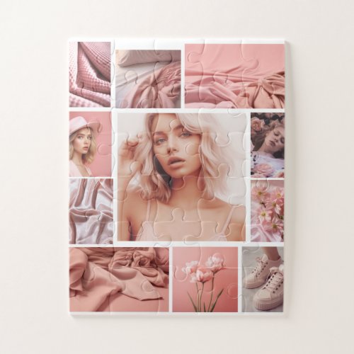 Create Your Own 11 Photo Collage  Jigsaw Puzzle