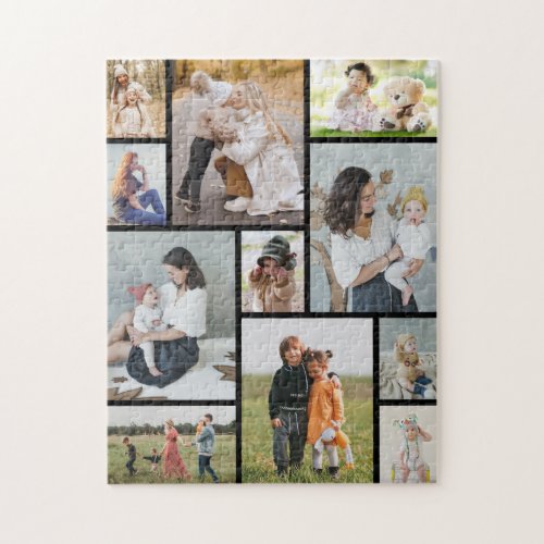 Create Your Own 11 Photo Collage Jigsaw Puzzle
