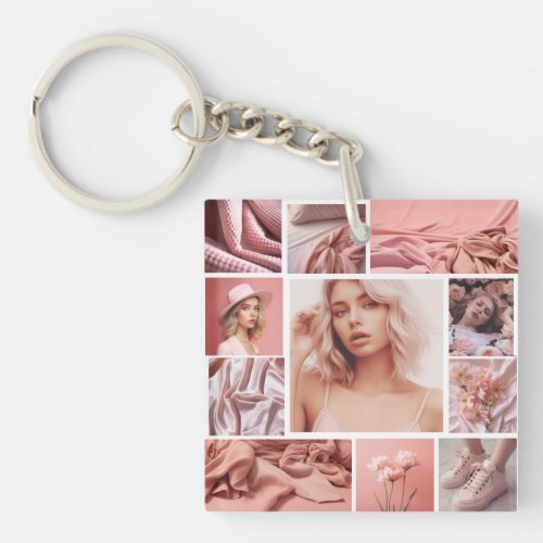 Create Your Own 11 Photo Collage  Keychain