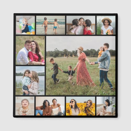 Create Your Own  11 Photo Collage Magnet