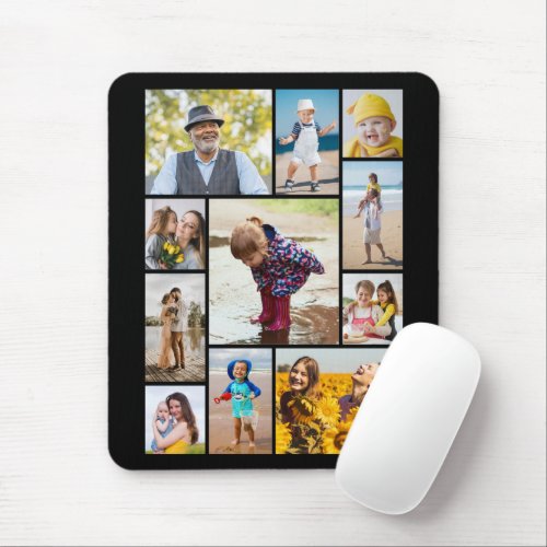 Create Your Own 11 Photo Collage Mouse Pad