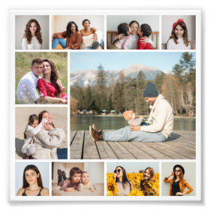 Create Your Own 11 Photo Collage Photo Print