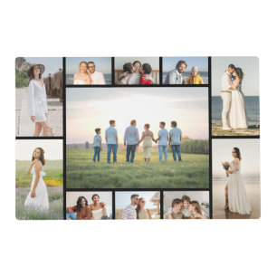 Create Your Own 11 Photo Collage Placemat
