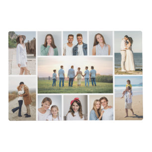 Create Your Own 11 Photo Collage Placemat