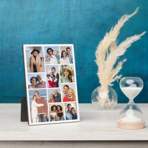 Create Your Own 11 Photo Collage Plaque