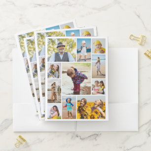 Create Your Own 11 Photo Collage Pocket Folder