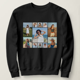 Create Your Own 11 Photo Collage Sweatshirt