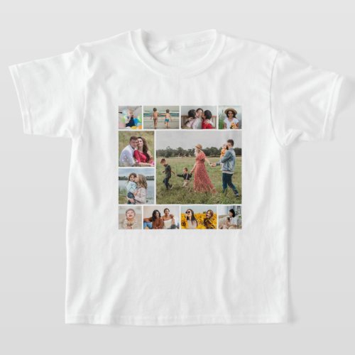 Create Your Own  11 Photo Collage T_Shirt