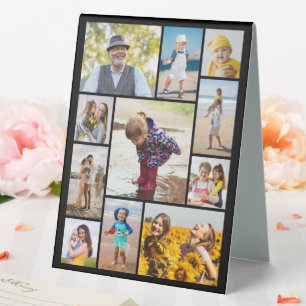 Create Your Own 11 Photo Collage Table Tent