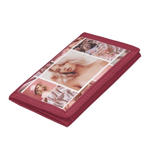 Create Your Own 11 Photo Collage  Trifold Wallet
