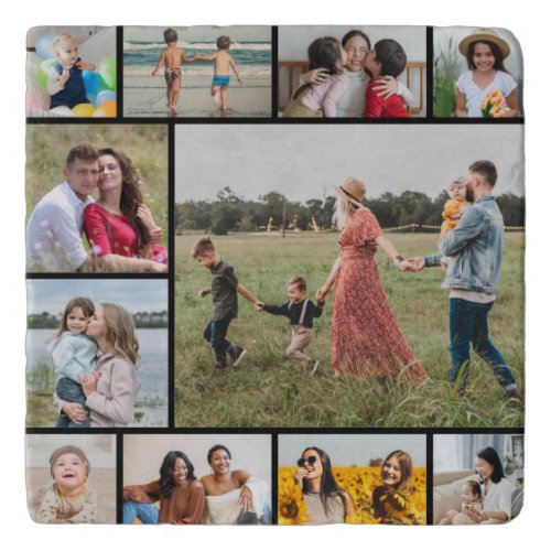 Create Your Own  11 Photo Collage Trivet