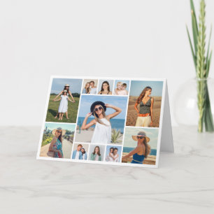 Create Your Own 11 Photo Folded Note Card