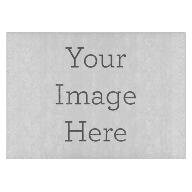 Decorative Glass Cutting Board 11"x8" (Front)