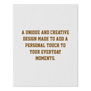 Create Your Own 11 x 14 Faux Wrapped Canvas Print