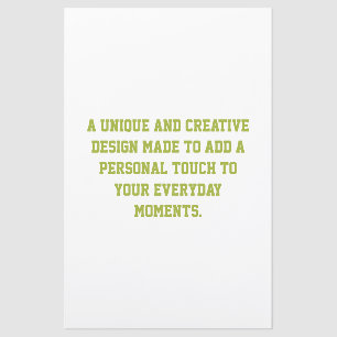 Create Your Own 11" x 17" Paper Menu