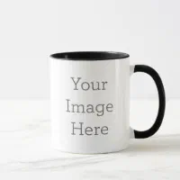 Drink Preference | Modern Name Minimalist Stylish Two-Tone Coffee Mug |  Zazzle