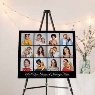 Create Your Own 12 Photo Collage Add Your Greeting Foam Board