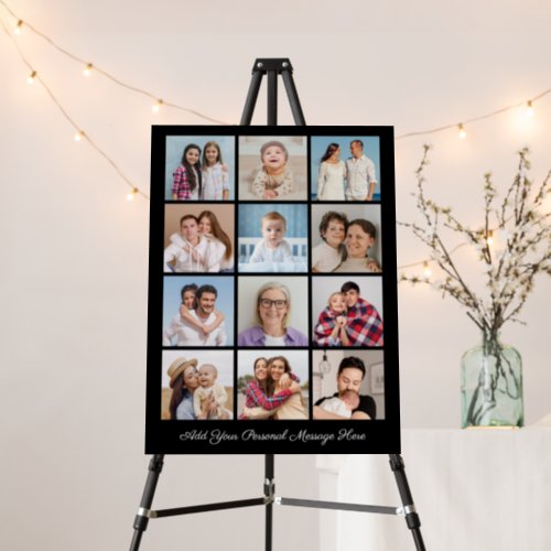 Create Your Own 12 Photo Collage Add Your Greeting Foam Board