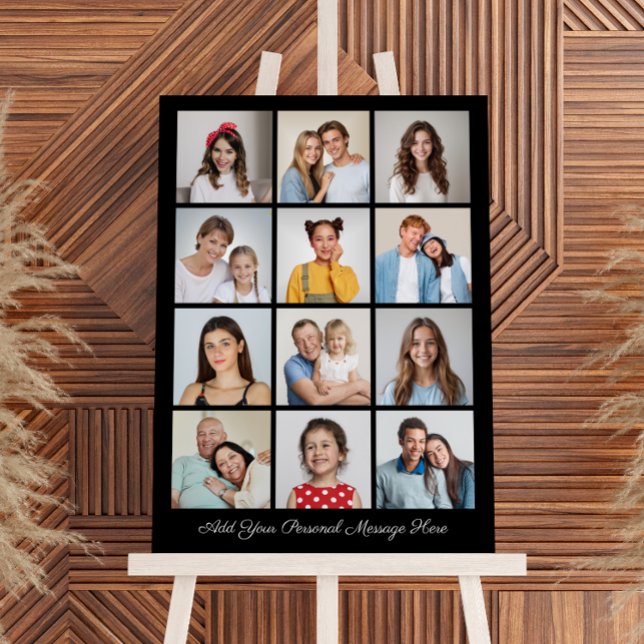 Create Your Own 12 Photo Collage Add Your Greeting Foam Board (12 Photo Collage Add Your Own Greeting Foam Board)