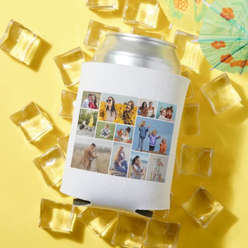 Create Your Own 12 Photo Collage Can Cooler