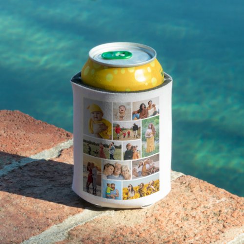 Create Your Own 12  Photo Collage Can Cooler