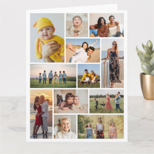 Create Your Own 12 Photo Collage Card