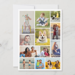 Create Your Own 12 Photo Collage Card