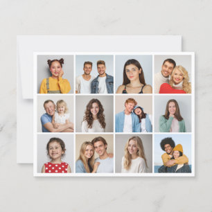 Create Your Own 12 Photo Collage Card