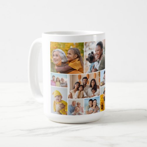Create Your Own 12 Photo Collage  Coffee Mug