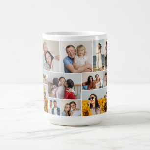 Create Your Own 12 Photo Collage  Coffee Mug