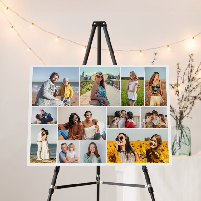 Create Your Own 12 Photo Collage Foam Board (In Situ (Stand))