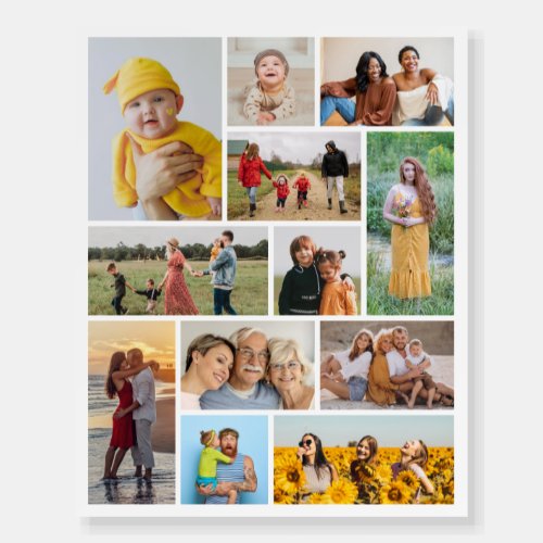 Create Your Own 12  Photo Collage Foam Board