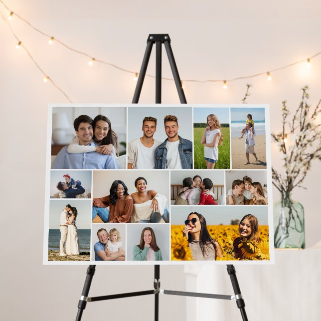 Create Your Own 12 Photo Collage Foam Board (In Situ (Stand))