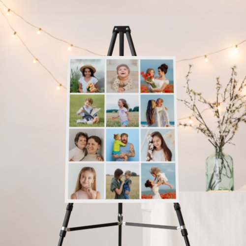 Create Your Own 12 Photo Collage Foam Board