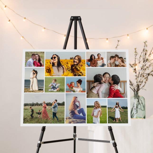 Create Your Own 12 Photo Collage Foam Board (In Situ (Stand))