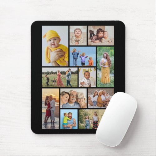 Create Your Own 12  Photo Collage Mouse Pad