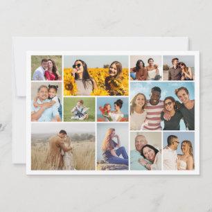 Create Your Own 12 Photo Collage Note Card